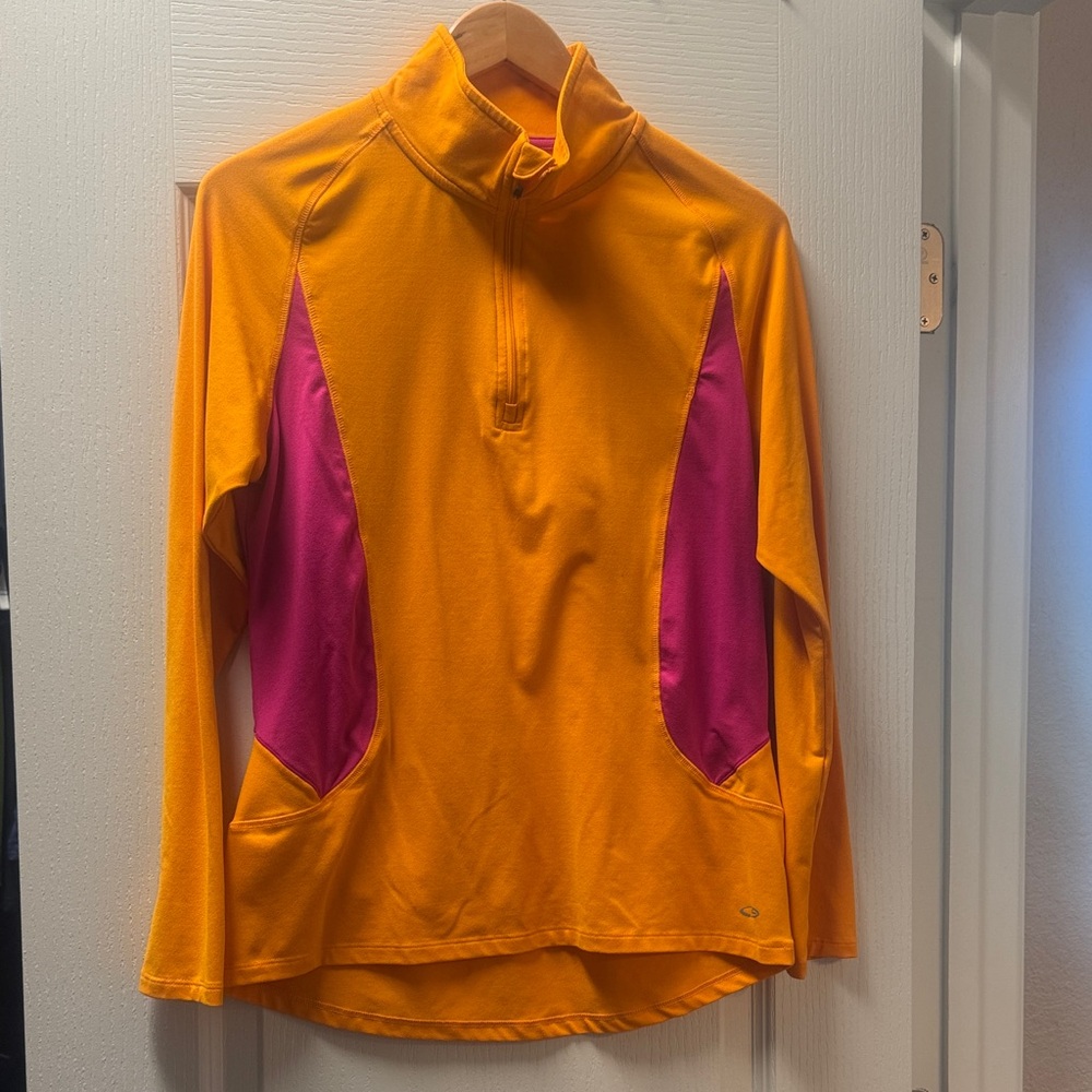 Champion Orange and Pink Women's Sweatshirt